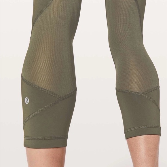 Lululemon pace rival cropped leggings size 4 - Picture 3 of 7